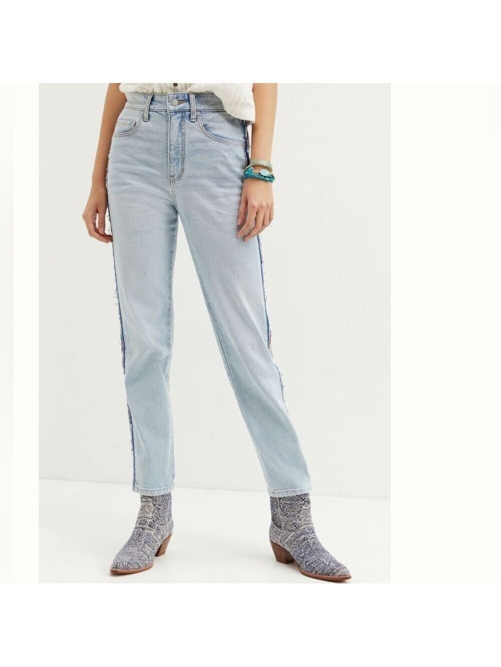 Pilcro The Vintage Straight Jeans Size 28 - Picture 5 of 15